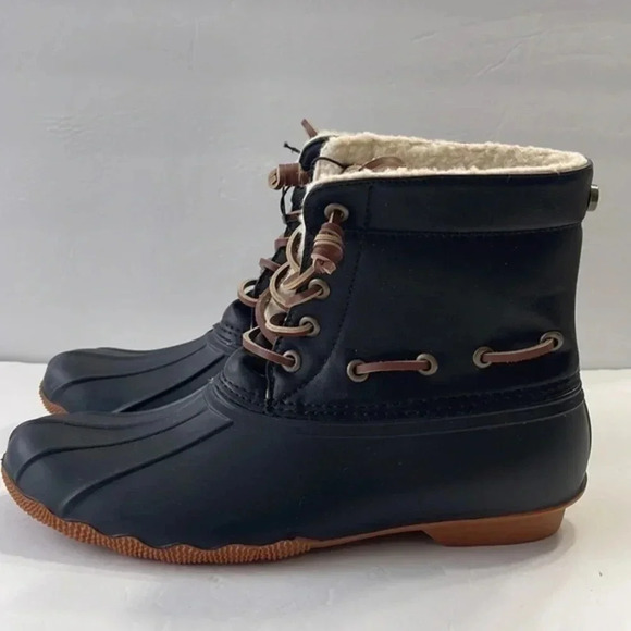 Seven7 Women's Waterproof Duck Rain Boots‎ Women’s Black Size 8 - Picture 5 of 10